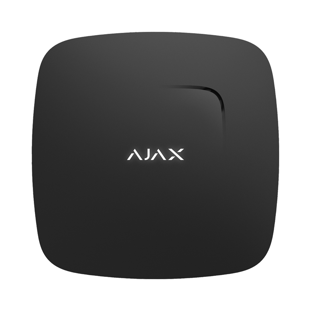 AJAX FireProtect Plus BL brezžični detektor za alarme, znamka Ajax, alarmni sistemi, detektor požara.
