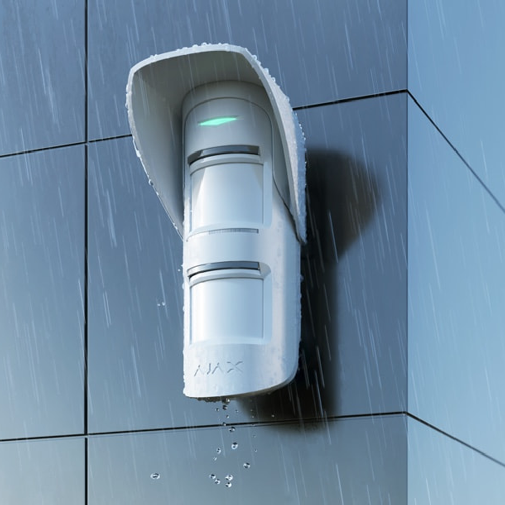 AJAX MotionProtect Outdoor Hood WH, dodatki za brezžične alarme, alarmni sistemi, znamka Ajax.