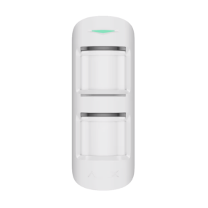 Brezžični detektor AJAX MotionProtect Outdoor WH za zunanje alarmne sisteme znamke Ajax.