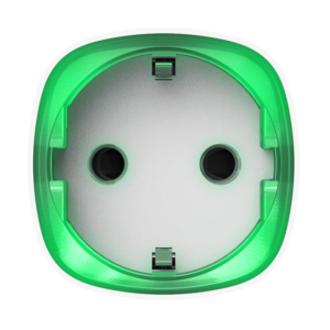 Bela brezžična vtičnica AJAX Socket WH za alarmne sisteme Ajax, dodatki za brezžične alarme.