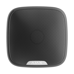 Brezžična sirena AJAX StreetSiren BL znamke Ajax za alarmne sisteme, dodatki za brezžične alarme.