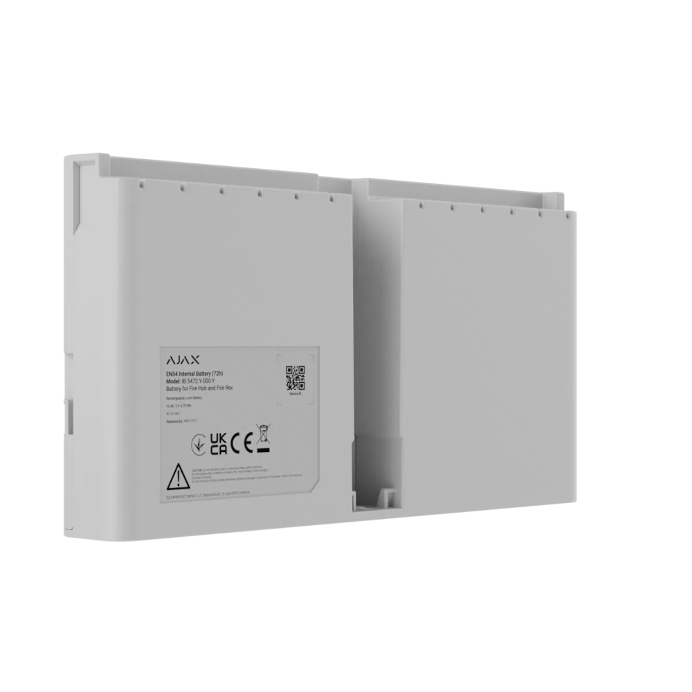 Ajax EN54 Internal Battery (72h) WH, dodatna oprema za požarne sisteme, znamka Ajax, model EN54.
