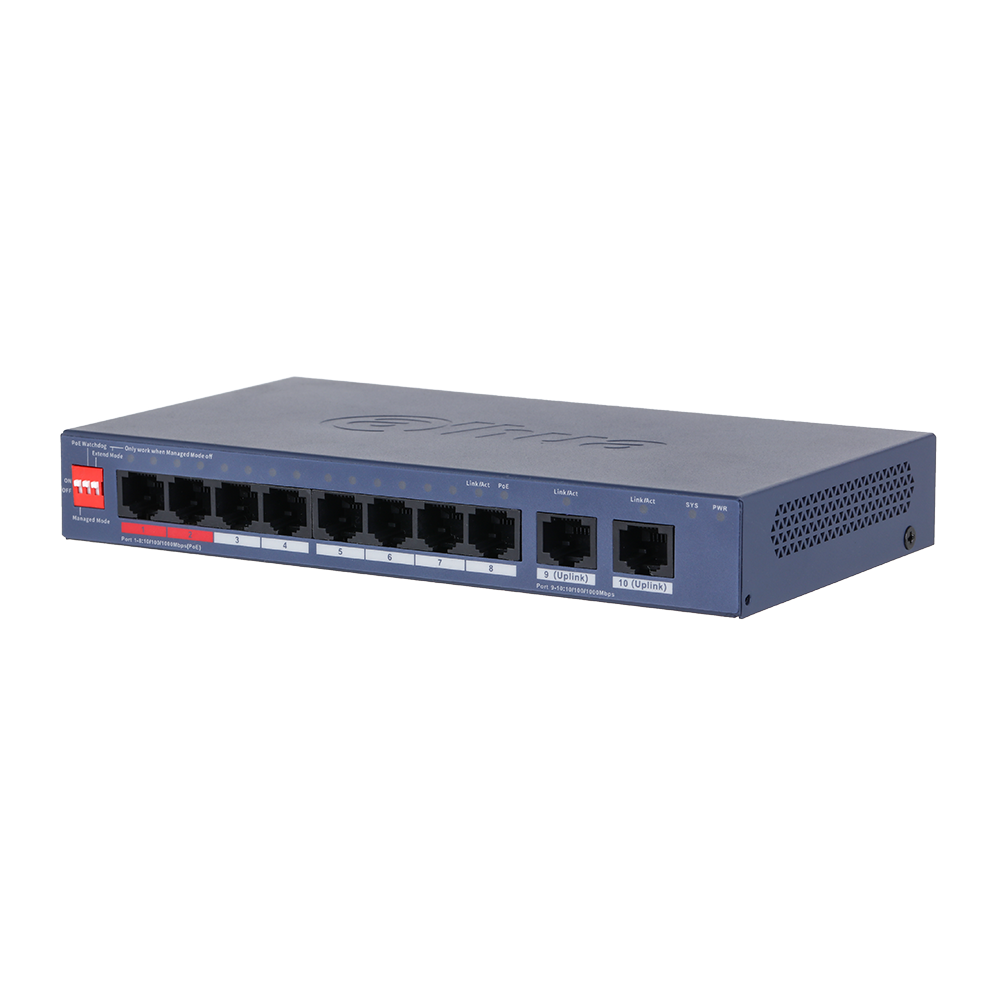 Dahua stikalo DH-CS4010-8GT-110, IT oprema, idealno za mrežno povezovanje, kategorija Switch.