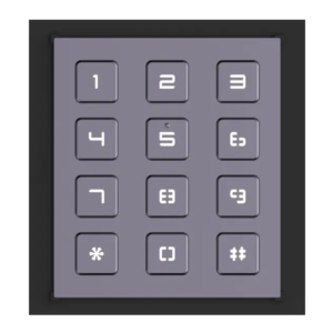 Hikvision DS-KD-KP videofon modul, kategorija videofoni, model DS-KD-KP, za varnostne sisteme.