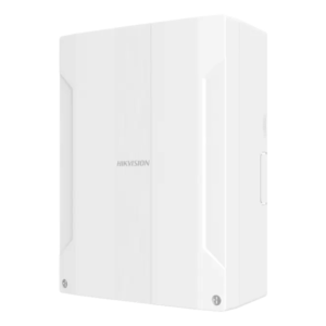 Hikvision DS-PM1-I16O2-WE brezžična alarmna centrala za varnostne sisteme.