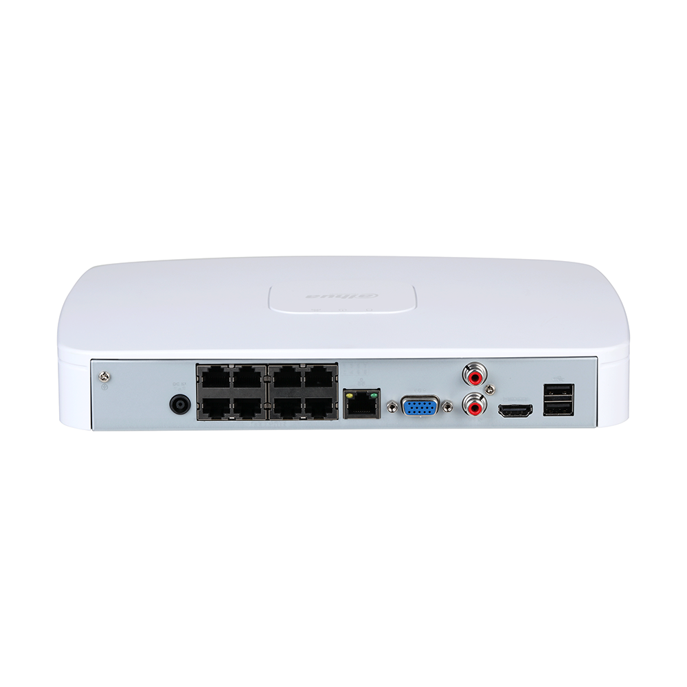 Dahua NVR4108-8P-EI digitalni snemalnik za videonadzor, zmogljiv in zanesljiv snemalni sistem.