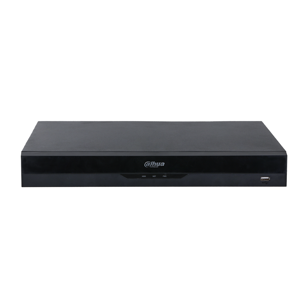 Dahua NVR5208-8P-EI2 digitalni snemalnik za videonadzor, zmogljiv in zanesljiv za varnostne sisteme.