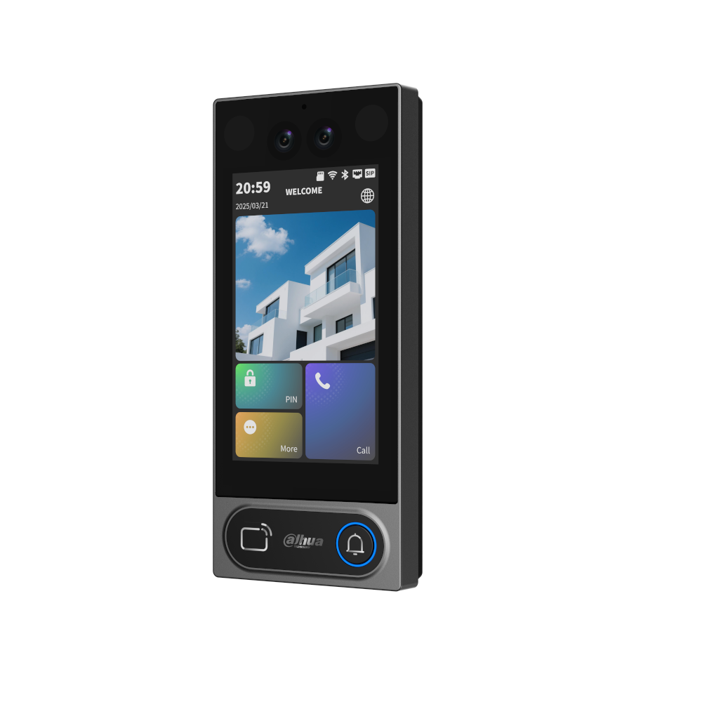 Dahua VTO6631QB-WP IP videofon za zunanje prostore, eleganten dizajn in napredna tehnologija.