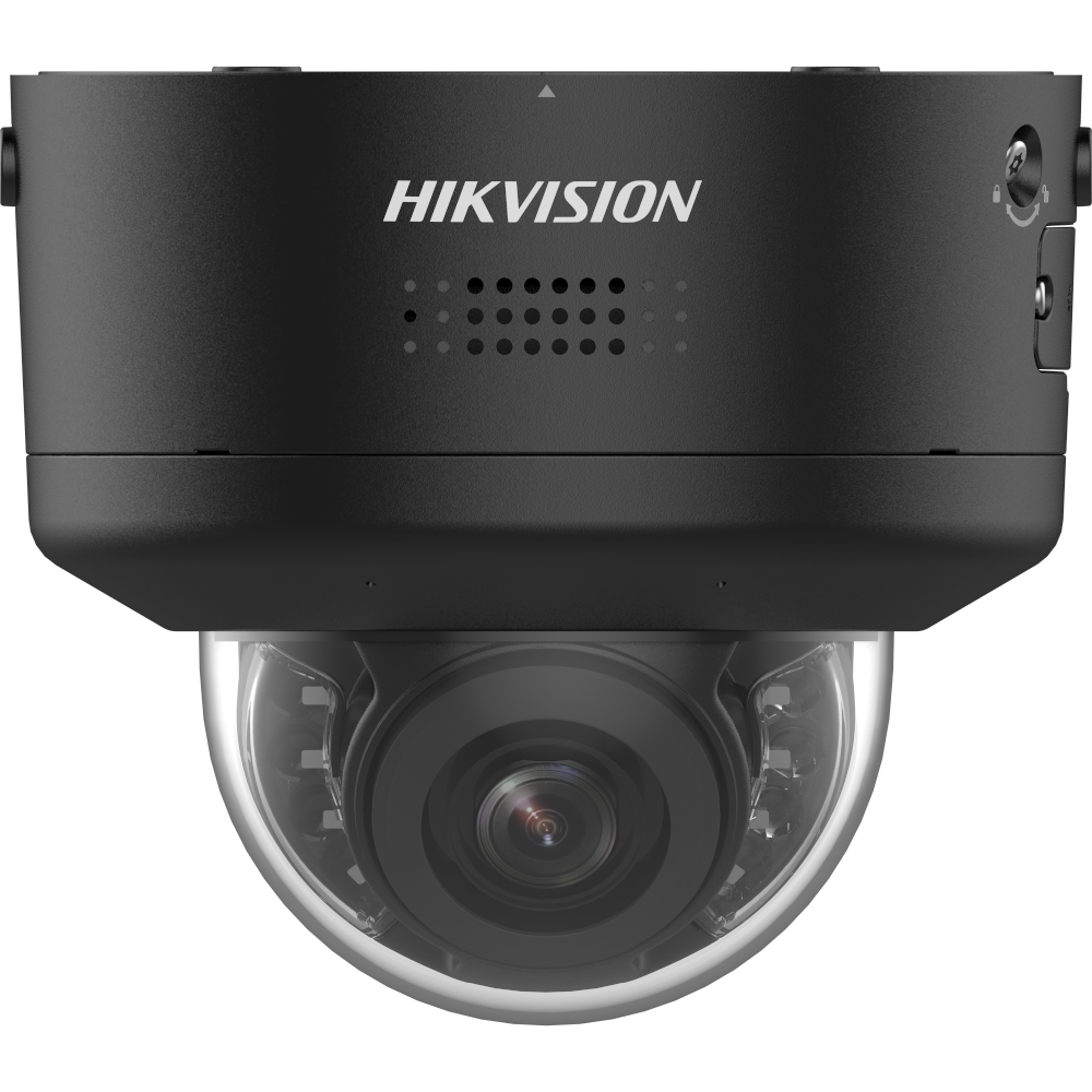 Hikvision DS-2CD2746G2H-IPTRZS2U/SL Black dome digitalna kamera za videonadzor.