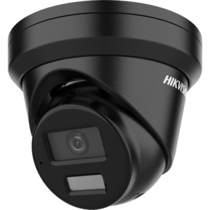 Hikvision DS-2CD2346G2H-IU Black digitalna turret kamera za videonadzor v črni barvi.